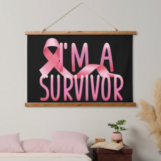 Breast Cancer Survivor Hanging Tapestry
