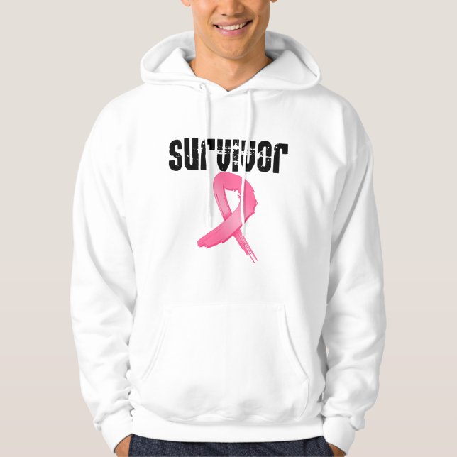 Breast Cancer SURVIVOR Hoodie (Front)