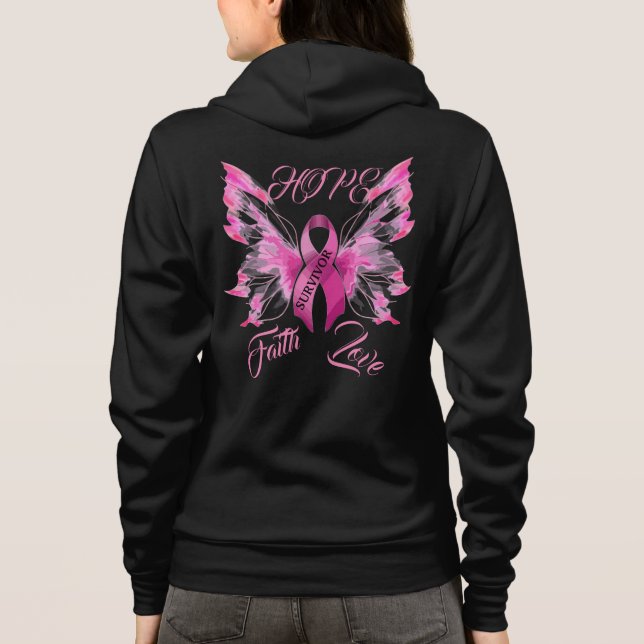 Breast Cancer Survivor Hoodie (Back)
