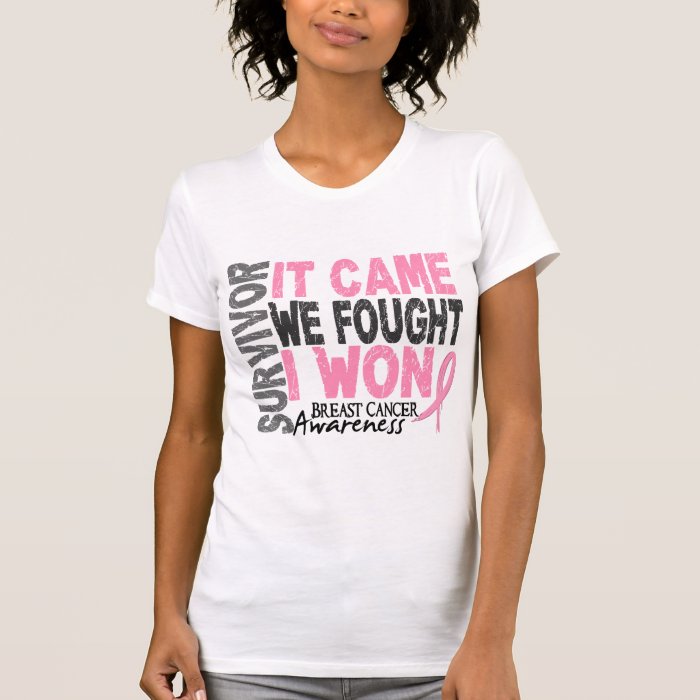 Breast Cancer Survivor It Came We Fought I Won Tank