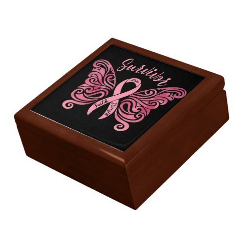 Breast Cancer Survivor Jewelry Box