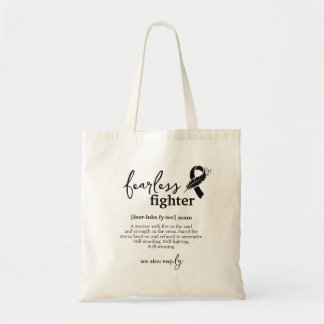 Breast Cancer Survivor Journey Black Tote Bag