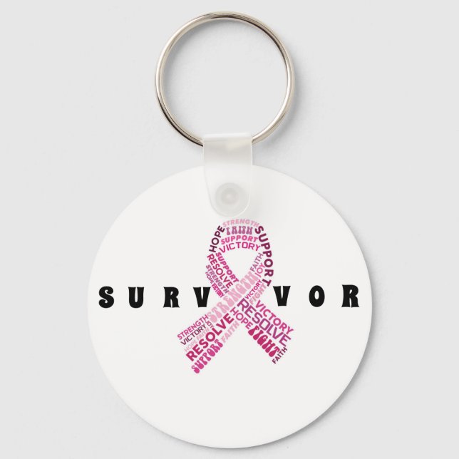 Breast Cancer Survivor Key chain (Front)