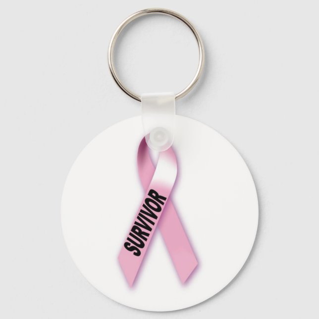 Breast Cancer Survivor Keychain (Front)