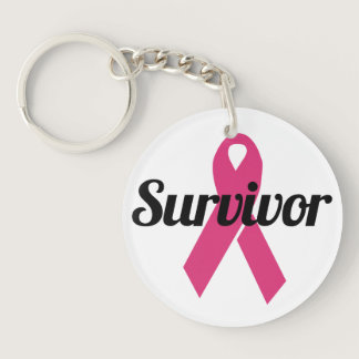 Breast Cancer Survivor  Keychain