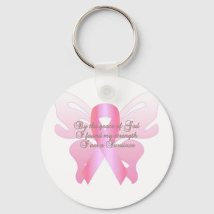 Breast Cancer Survivor Keychain