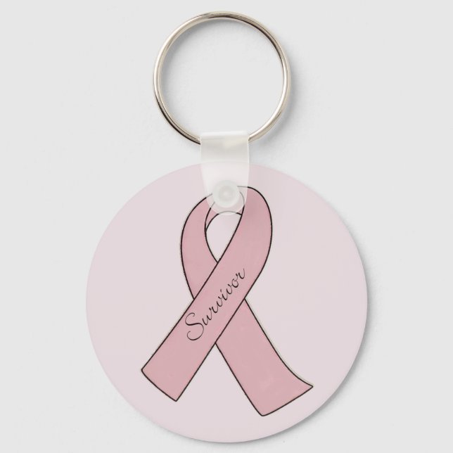 Breast Cancer Survivor - Keychain (Front)