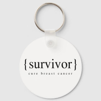 Breast Cancer Survivor Keychain