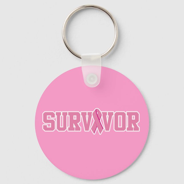 Breast Cancer Survivor  Keychain (Front)