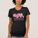 Breast Cancer Survivor Ladies Twofer Sheer T-Shirt