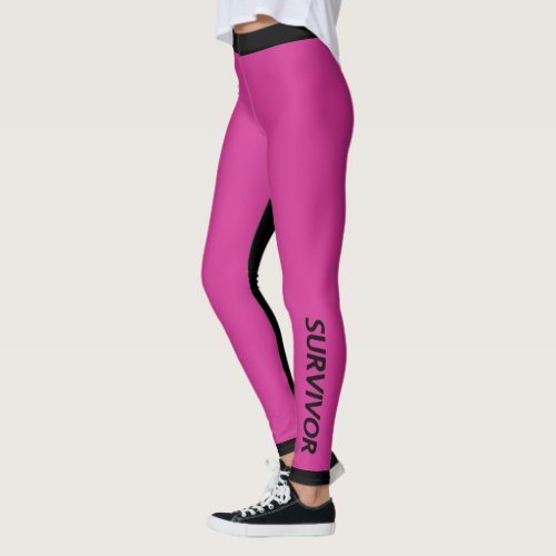 Breast Cancer Survivor Leggings