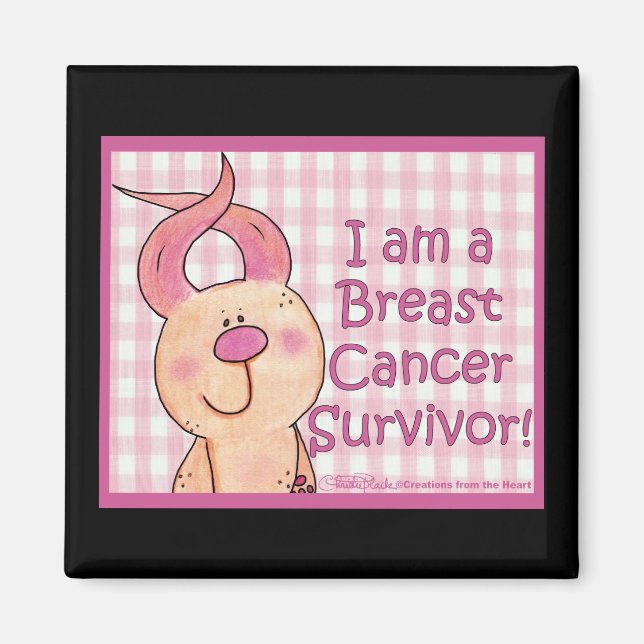 Breast Cancer Survivor Magnet (Front)