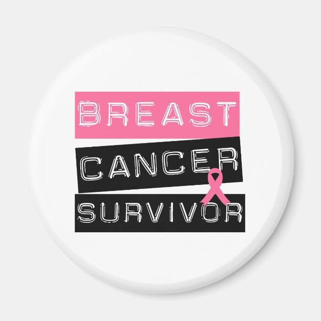 Breast Cancer Survivor Magnet (Front)