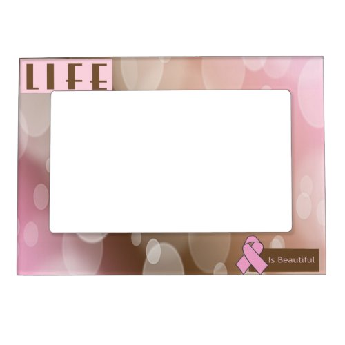 Breast Cancer Survivor Magnetic Photo Frame