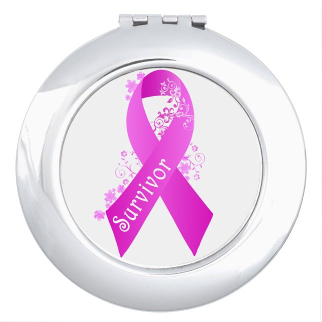 Breast Cancer Survivor Makeup Mirror (Front)