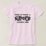 Breast Cancer Survivor Mastectomy T-shirt at Zazzle