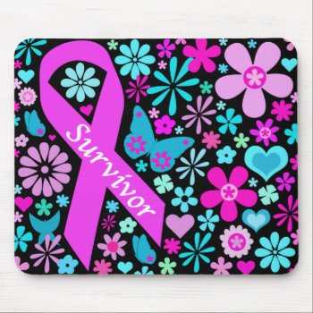 Breast Cancer Survivor Mousepad by kathysprettythings at Zazzle