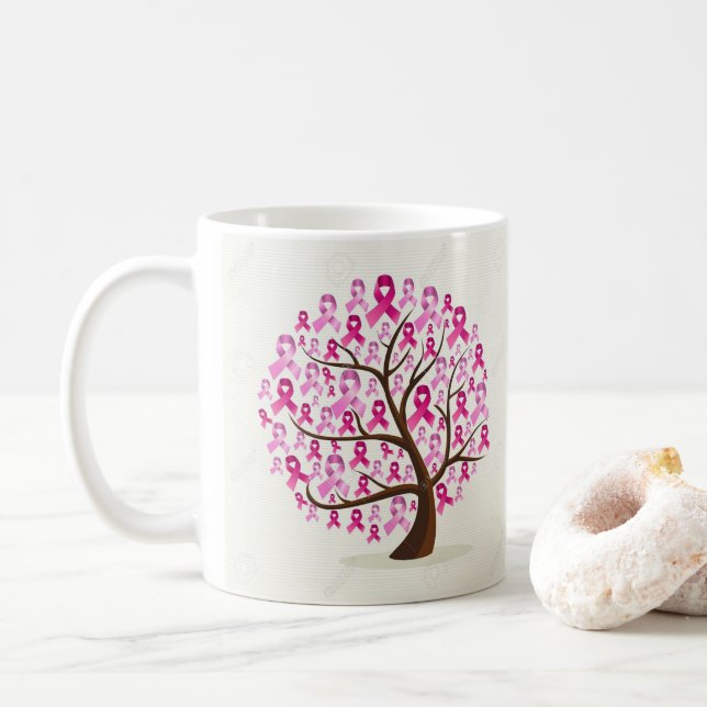 Breast cancer Survivor mug (With Donut)