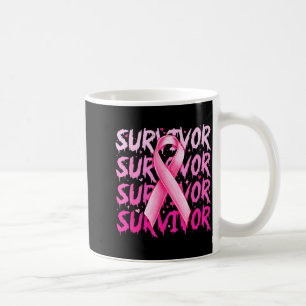 Breast Cancer Survivor Nk Ribbon Breast Cancer Awa Coffee Mug