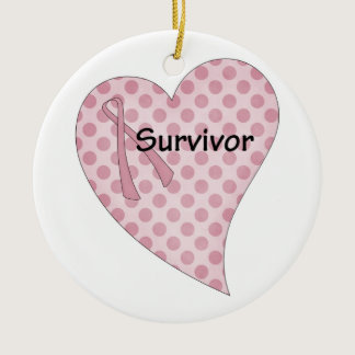 breast cancer survivor ornament