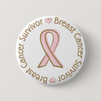 Breast Cancer Survivor Pinback Button