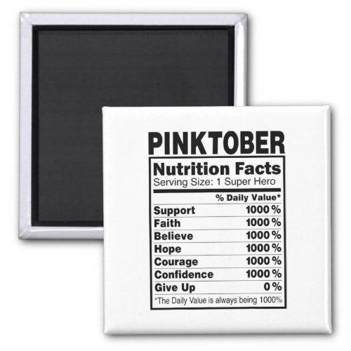 Breast Cancer Survivor Pink Awareness October Wear Magnet