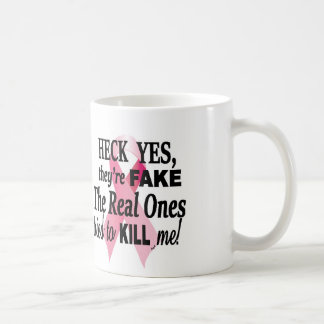 Breast Cancer Survivor, Pink Ribbon, 11 oz Mug