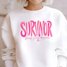 Breast Cancer Survivor Pink Ribbon Awareness