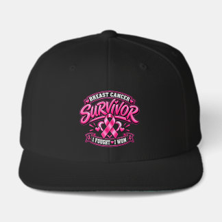 Breast Cancer Survivor Pink Ribbon Hat