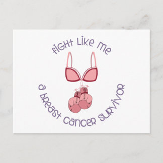 Breast Cancer Survivor Postcard