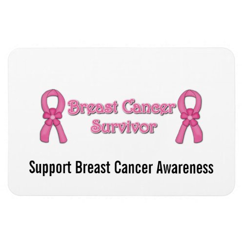 Breast Cancer Survivor Premium Magnet