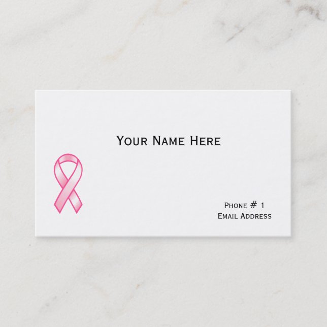 Breast Cancer Survivor Profile Card (Front)