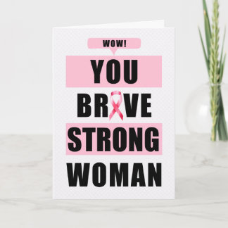 Breast Cancer Survivor Remission Congratulations Card