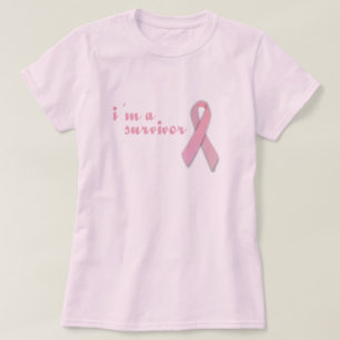 Breast Cancer Survivor Ribbon T-Shirt