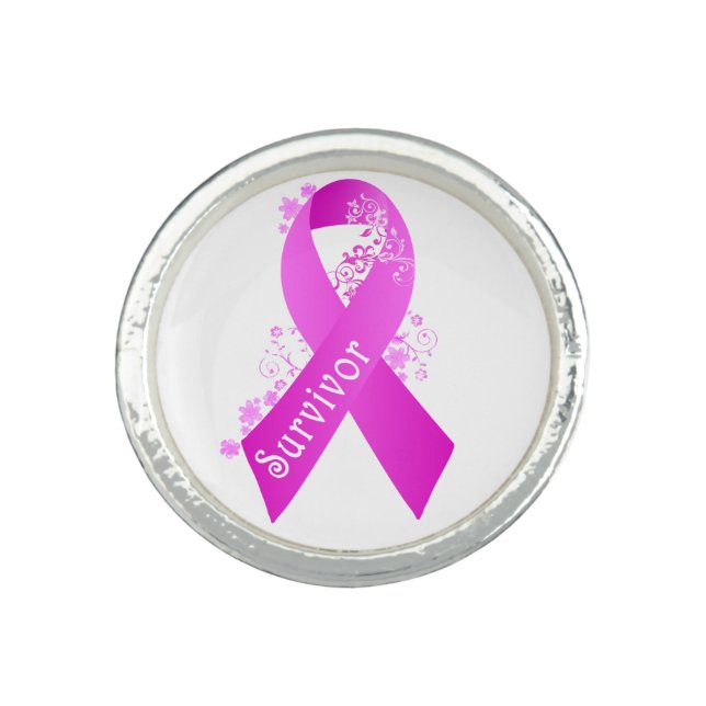 Breast Cancer Survivor Ring (Front)