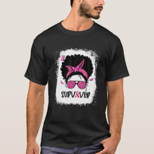 Breast Cancer Survivor Rosie Riveter Pink Awarenes T-Shirt