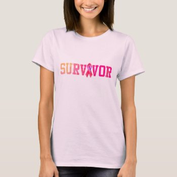 Breast Cancer Survivor Shirt by Crosier at Zazzle
