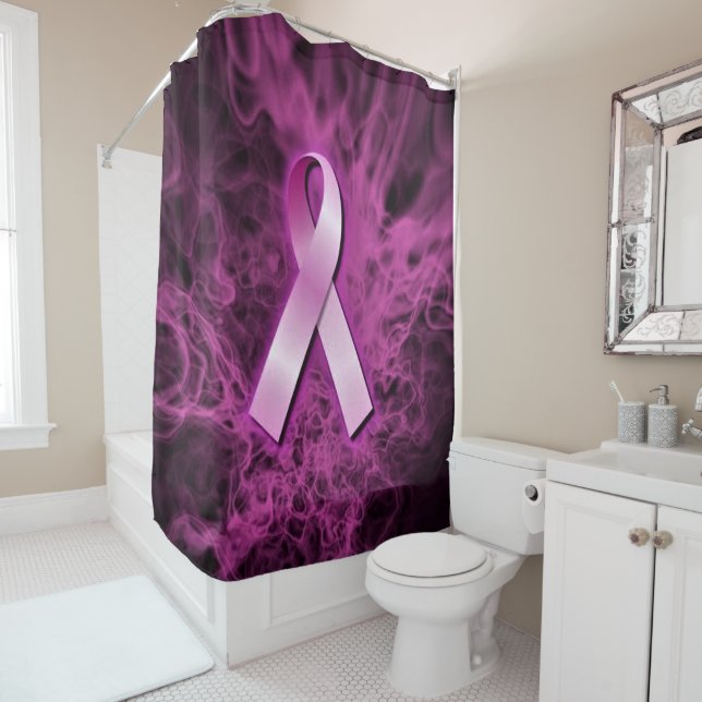 Breast Cancer Survivor  Shower Curtain (In Situ)