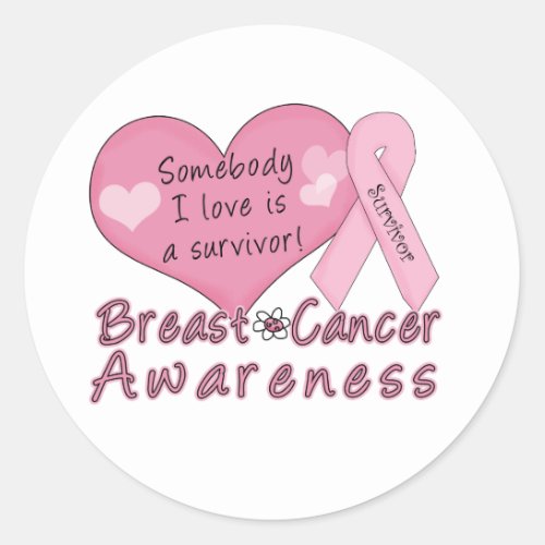 Breast Cancer Survivor Stickers