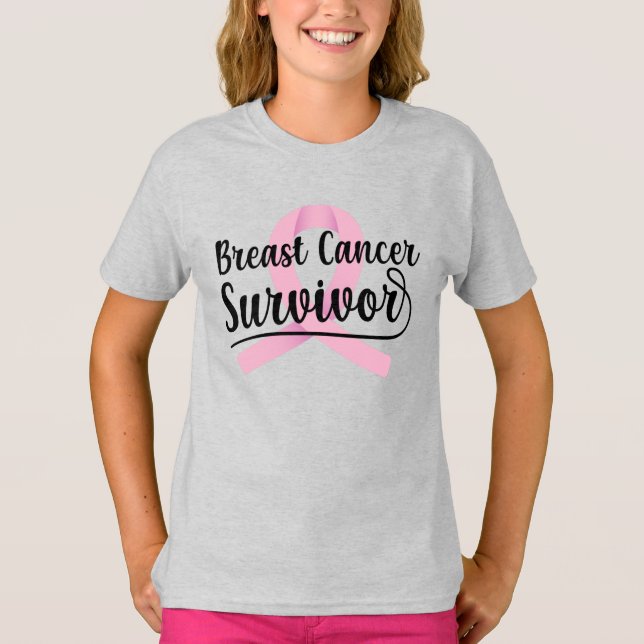 Breast Cancer Survivor T-Shirt (Front)