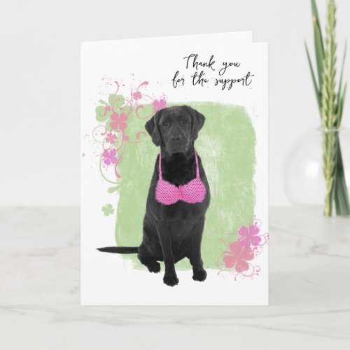 Breast Cancer Survivor Thank You Card