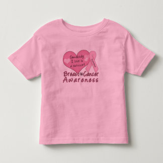 Breast Cancer Survivor Toddler Long Sleeve T-shirt