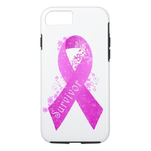 Breast Cancer Survivor Vintage iPhone 87 Case