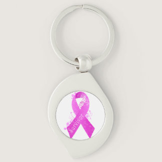 Breast Cancer Survivor Vintage Keychain