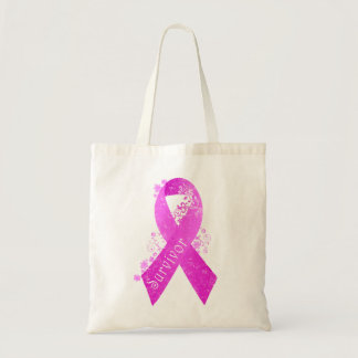 Breast Cancer Survivor Vintage Tote Bag