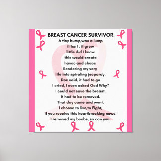 BREAST CANCER SURVIVOR Wall Art