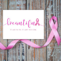 Breast Cancer Survivor You are Beautiful Card