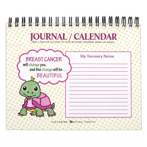 Breast Cancer SurvivorRecoveryQuotesNotes Journal Calendar