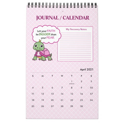 Breast Cancer SurvivorRecoveryQuotesNotes Journal Calendar