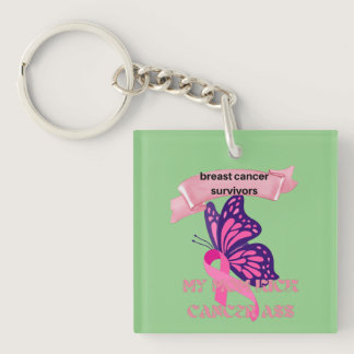 Breast cancer survivors, Breast cancer awarenes Keychain